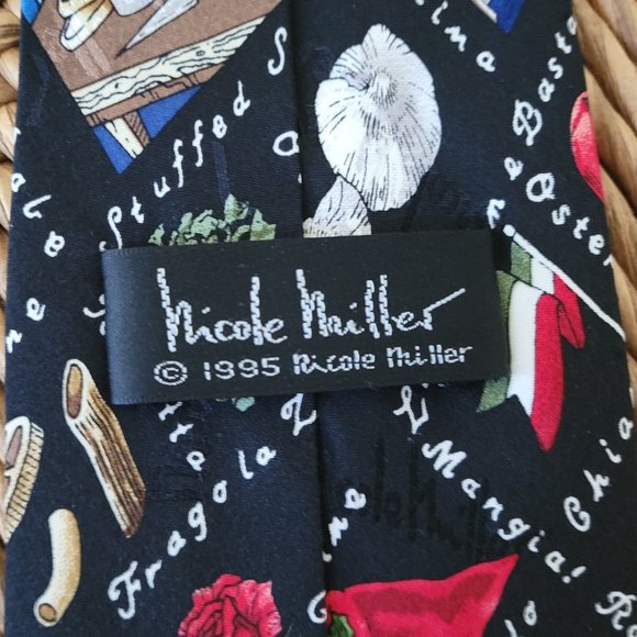 Vintage Nicole Miller Tour of Italy Tie - Picture 2 of 4